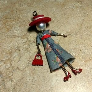 New-Classy Lady Luxury bag charm or keychain